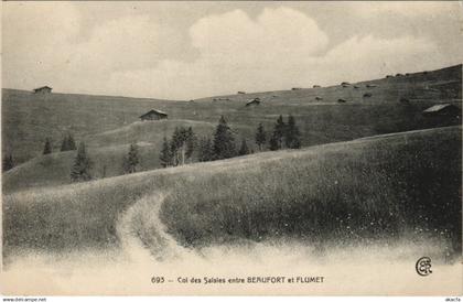 CPA BEAUFORT FLUMET - Col des Saisies Entre Beaufort et Flumet (1191210)
