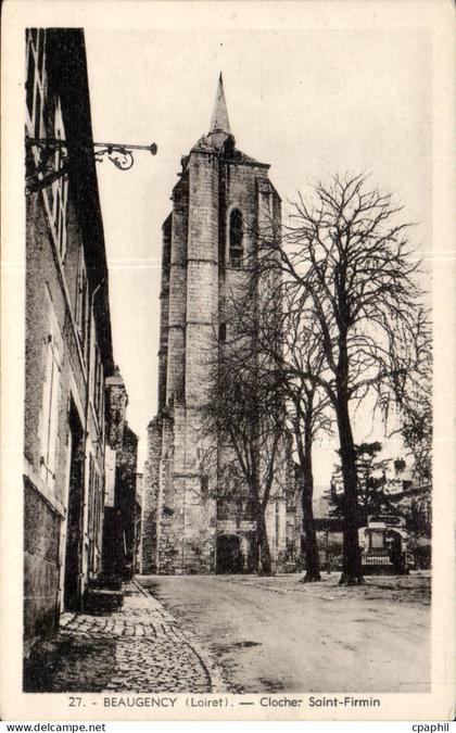 Beaugency CPA Clocher Saint Firmin