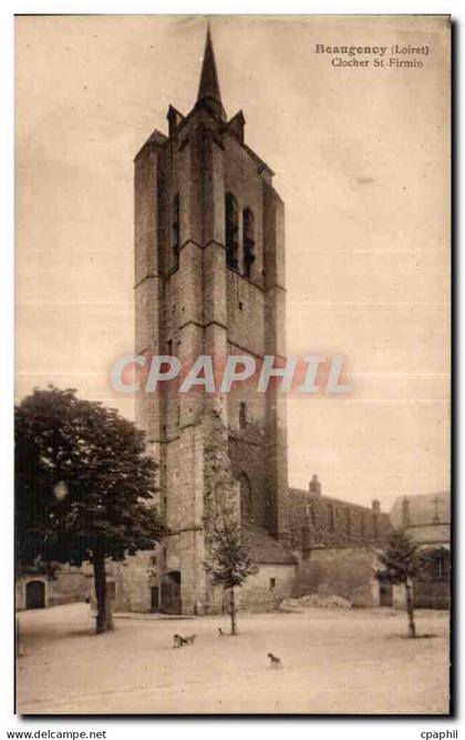 CPA Beaugency (Loiret) Clocher St Firmin
