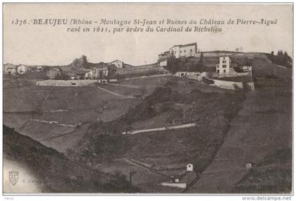 Carte Postale Ancienne de BEAUJEU