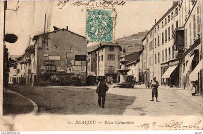 CPA Beaujeu - Place Clementine (1036465)