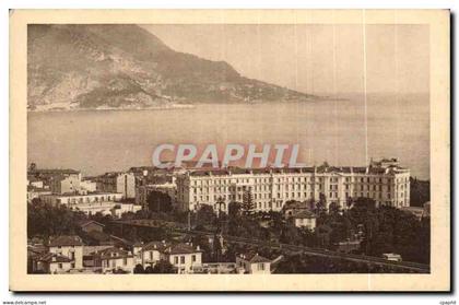 CPA Beaulieu sur mer Vue generale et l'hotel Bristol