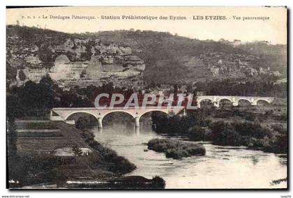 CPA La Dordogne Pittoresque Station Prehistorique des Eyzies Les Eyzies Vue panoramique