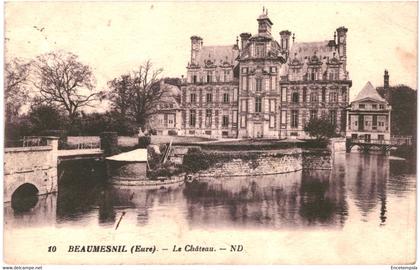 CPA carte postale France Beaumesnil  Le Château VM61437