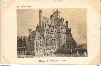 CPA Chateau de BEAUMESNIL (29307)