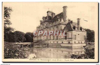 CPA Chateau De Beaumesnil Facade Nord