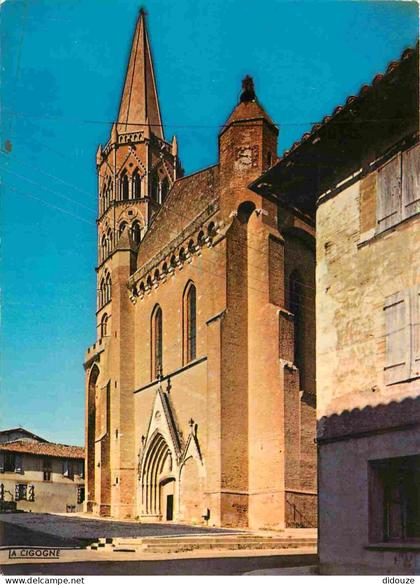 82 - Beaumont de Lomagne - Cathédrale en briques roses du XIVe s - CPM - Voir Scans Recto-Verso