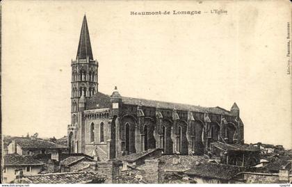 Beaumont de Lomagne CPA L'eglise