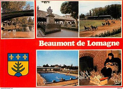 Carte Postale - 82 - Beaumont de Lomagne - Multivues - Piscine - Blasons - CPM - Voir Scans Recto-Verso - Poscard - Cart
