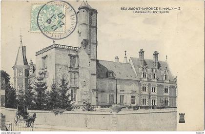 Beaumont-la-Ronce - Château du XVe siècle