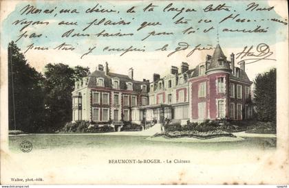 CPA Beaumont Le Roger Le Chateau