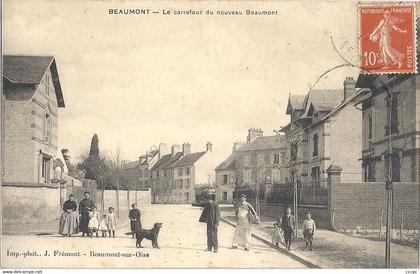 CPA Beaumont-sur-Oise La Carrefour du nouveau Beaumont