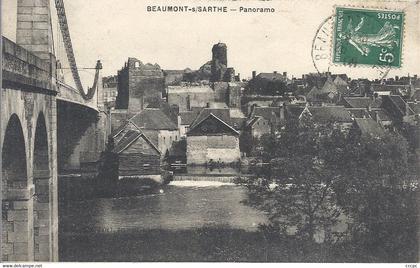 CPA Beaumont-sur-Sarthe Panorama