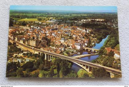 Cpm, Beaumont sur Sarthe, vue d'ensemble, Sarthe 72