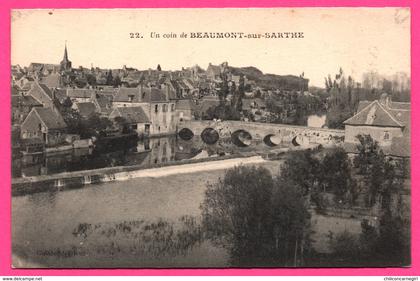Un coin de Beaumont sur Sarthe - 1919 - Édit. GUITTON