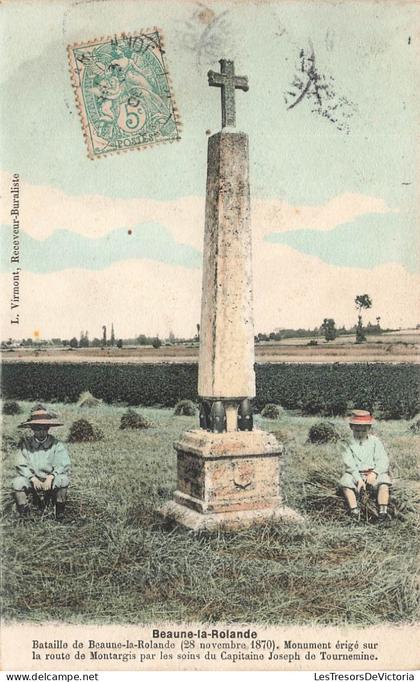 [-5%] FRANCE - Beaune la Rolande - Bataille de Beaune la Rolande ( 28 novembre 1870) - Colorisé - Carte postale ancienne
