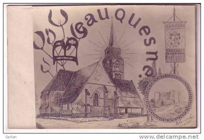 80 , BEAUQUESNE , Carte photo 1906