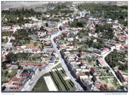 80 - BEAUQUESNE - VUE AERIENNE - CPSM