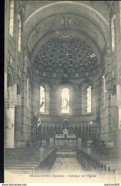 beauquesne interieur de l'eglise