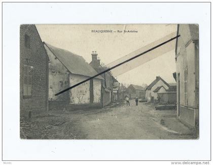 CPA  abîmée - Beauquesne  - Rue St Antoine