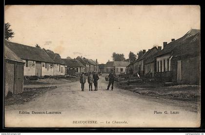 CPA Beauquesne, La Chaussée