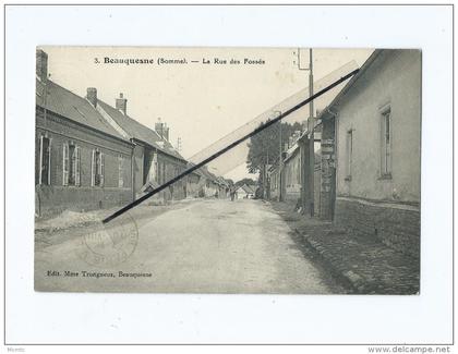 CPA   - Beauquesne  -La Rue des Fossés