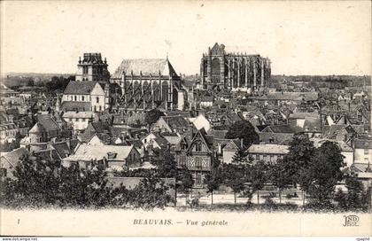 Beauvais CPA Vue generale