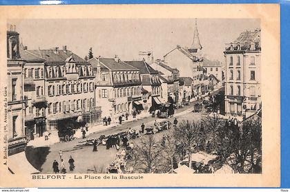 90 - Territoire de Belfort -   Belfort - La Place de la Bascule     (N7379)