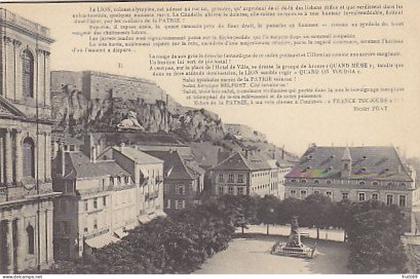 AK 271766 FRANCE - Belfort (?) - Le Lion ...