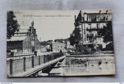 Belfort, quai Vauban et marché couvert, Territoire de Belfort 90