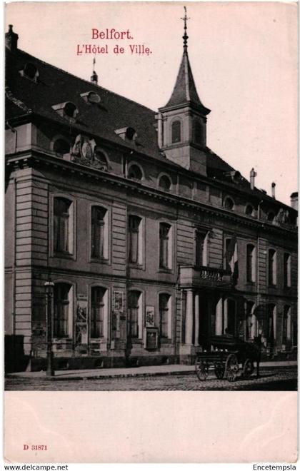 CPA Carte Postale France Belfort  Hôtel de Ville début 1900 VM97407