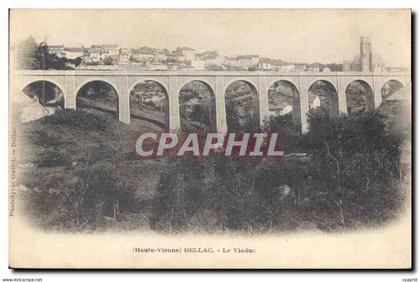CPA Hte Vienne Bellac Le Viaduc