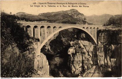 CPA BELLEGARDE Ligne Tramway electrique de BELLEGARDE a Chezery (382214)