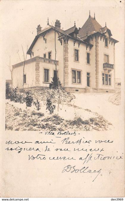 BELMONT-de-la-LOIRE (Loire) - Villa Bollach - Carte-Photo, 1912