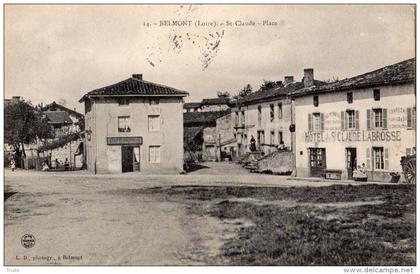 BELMONT-DE-LA-LOIRE  SAINT-CLAUDE PLACE HOTEL DE SAINT-CLAUDE LABROSSE 1907