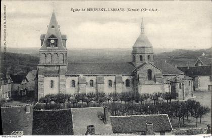 CPA Benevent L'Abbaye église