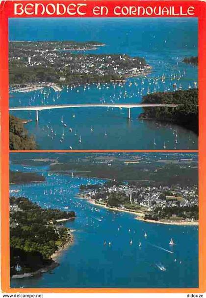 29 - Bénodet - L'embouchure de l'Odet - Multivues - Voir Scans Recto Verso