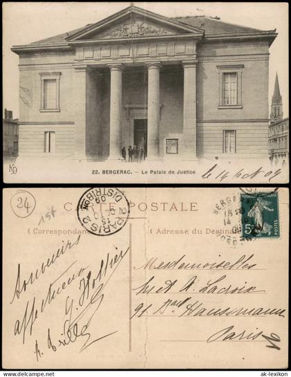 Bergerac Gericht Justizpalast BERGERAC Le Palais de Justice 1909