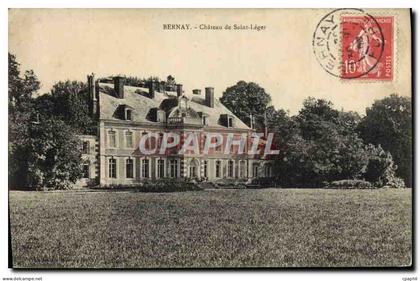 CPA Bernay Chateau De Saint Leger