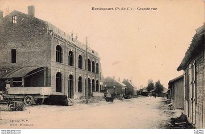 62 - BERTINCOURT - S01006 - Grande Rue - Charrette - Mignard