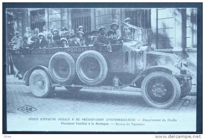 25 - BESANCON - Prévention antituberculeuse - autobus