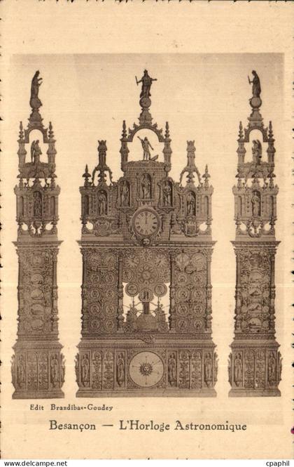 Besancon CPA L'horloge astronomique