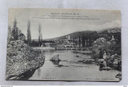 Besançon, les rochers de Chaudanne tombés dans le Doubs, Doubs 25