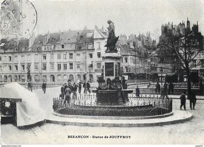 CPM Besancon Statue de Jouffroy