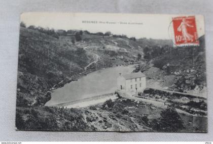 Cpa 1911, Bessines, usine électrique, Haute Vienne 87