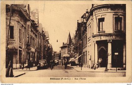 CPA BÉTHUNE - Rue d'ARRAS (129671)