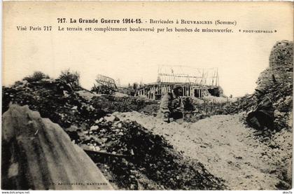 CPA Beuvraignes Barricades (1498719)