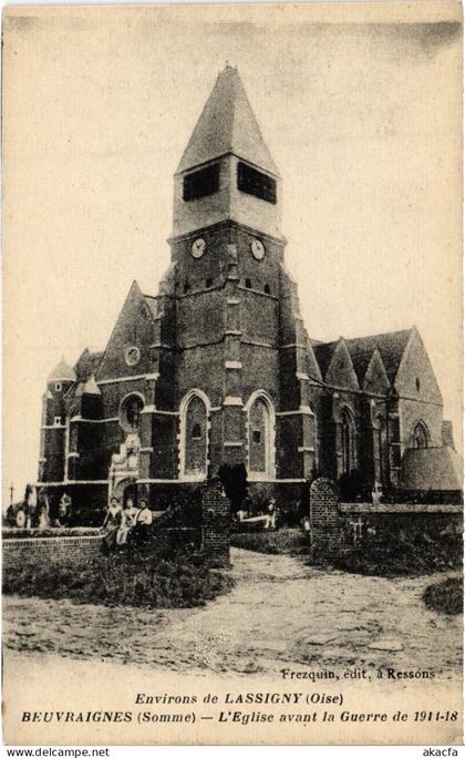 CPA Beuvraignes eglise (1498717)