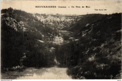 CPA Beuvraignes un trou de mine (1498718)