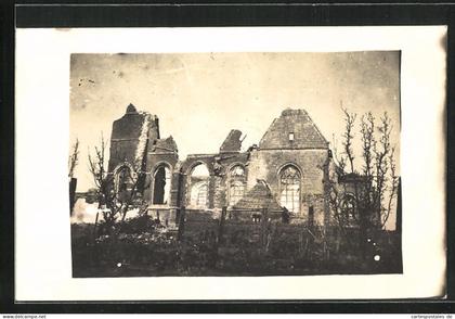 CPA Beuvraignes, Zerstörtes Gotteshaus